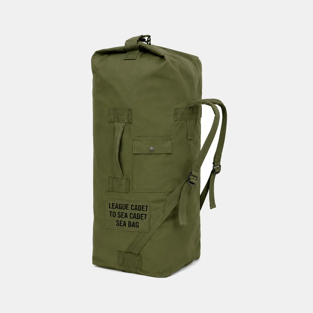 The League Cadet promotion sea bag issue, laid out