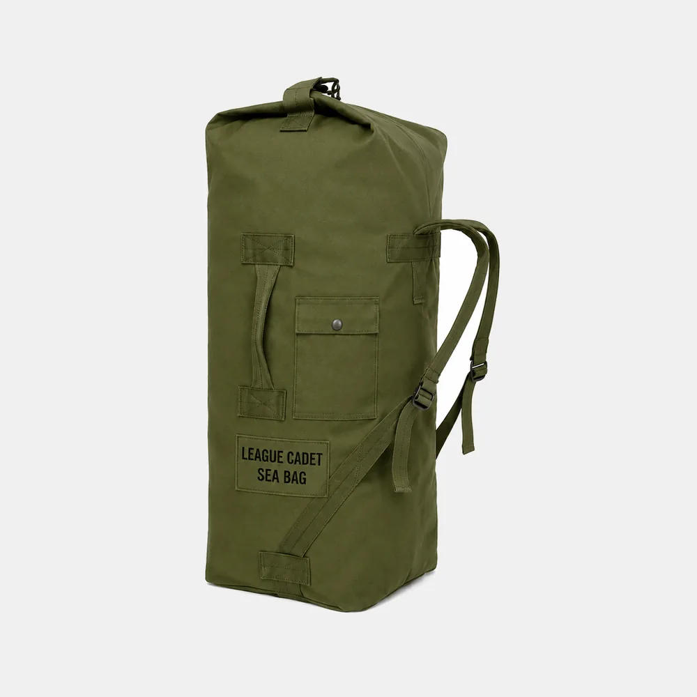 The League Cadet sea bag issue, laid out